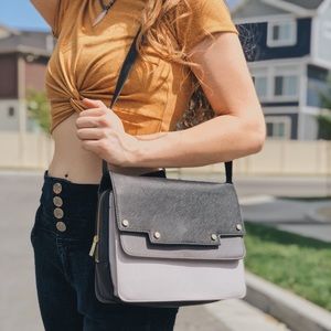 Black Gray & White H&M Bag